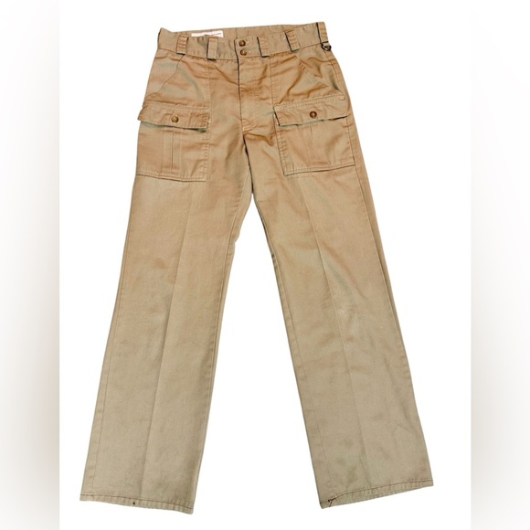 Made in Canada Tilley Endurables Tan Cargo Pants. Perfect condition 90s 80s. - Picture 6 of 8
